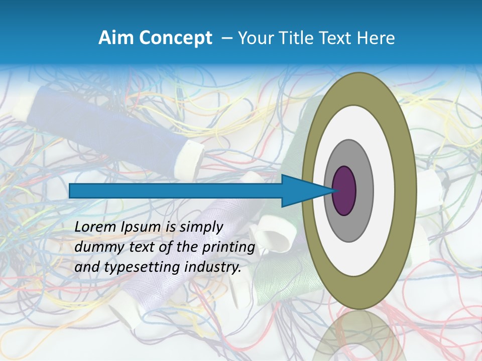 Sew Dressmaker Cloth PowerPoint Template