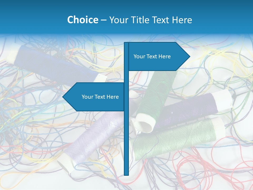 Sew Dressmaker Cloth PowerPoint Template