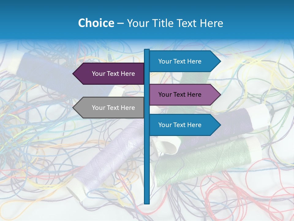 Sew Dressmaker Cloth PowerPoint Template