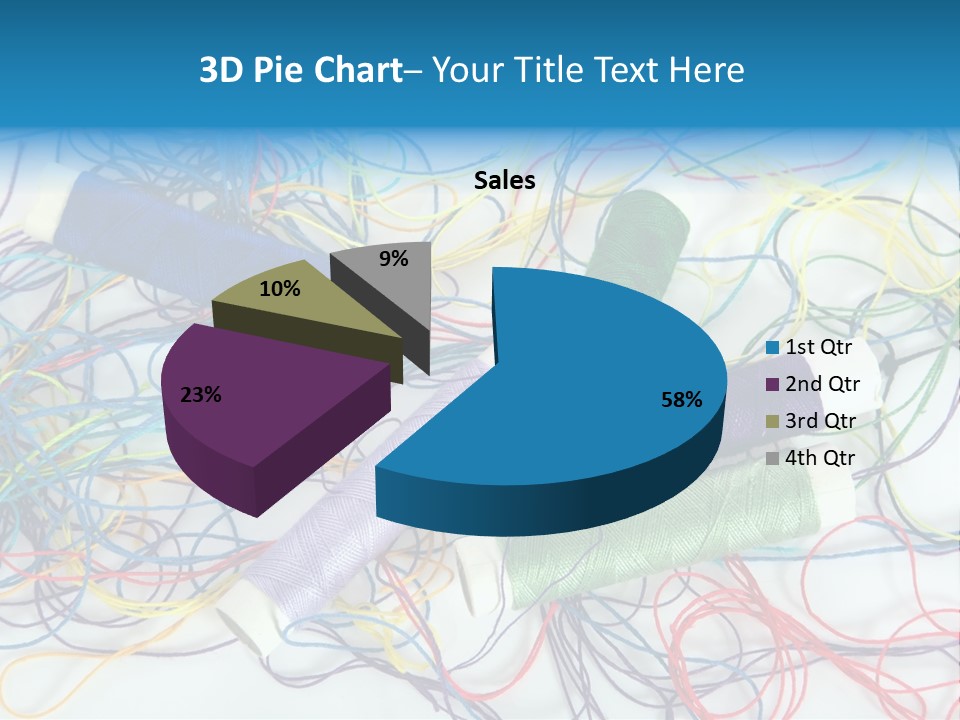 Sew Dressmaker Cloth PowerPoint Template