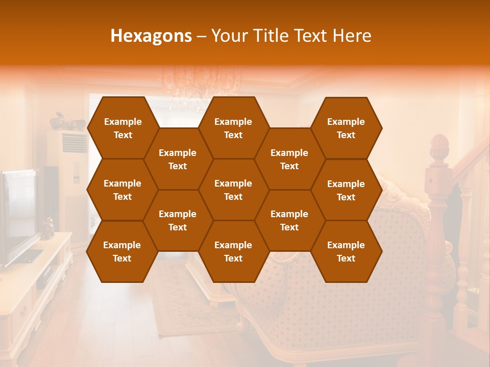 Living Room Furniture Designs PowerPoint Template