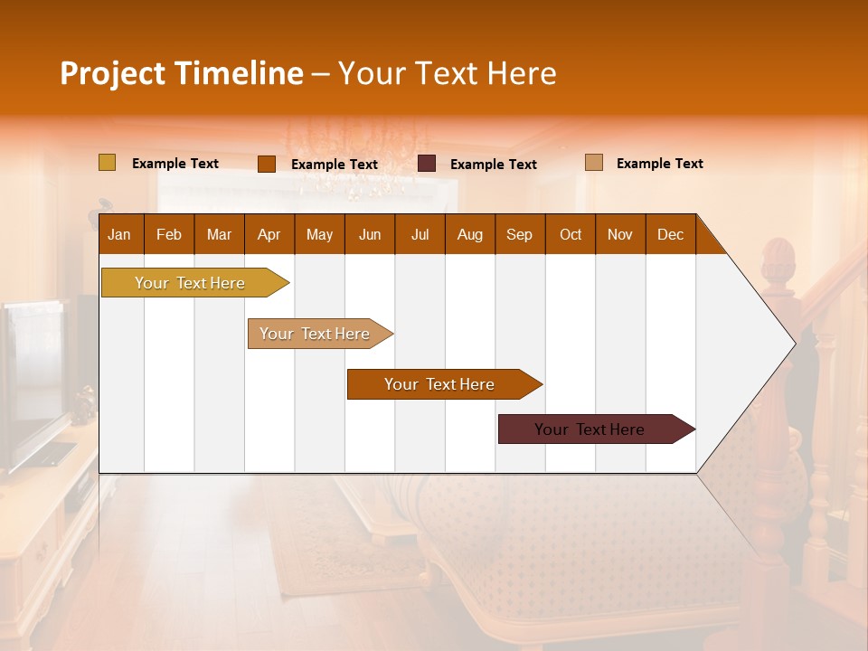 Living Room Furniture Designs PowerPoint Template