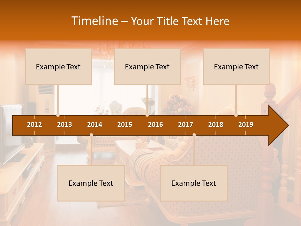 Living Room Furniture Designs PowerPoint Template