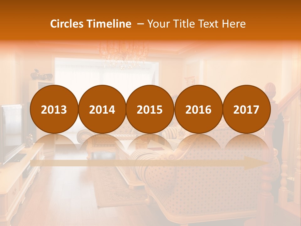 Living Room Furniture Designs PowerPoint Template