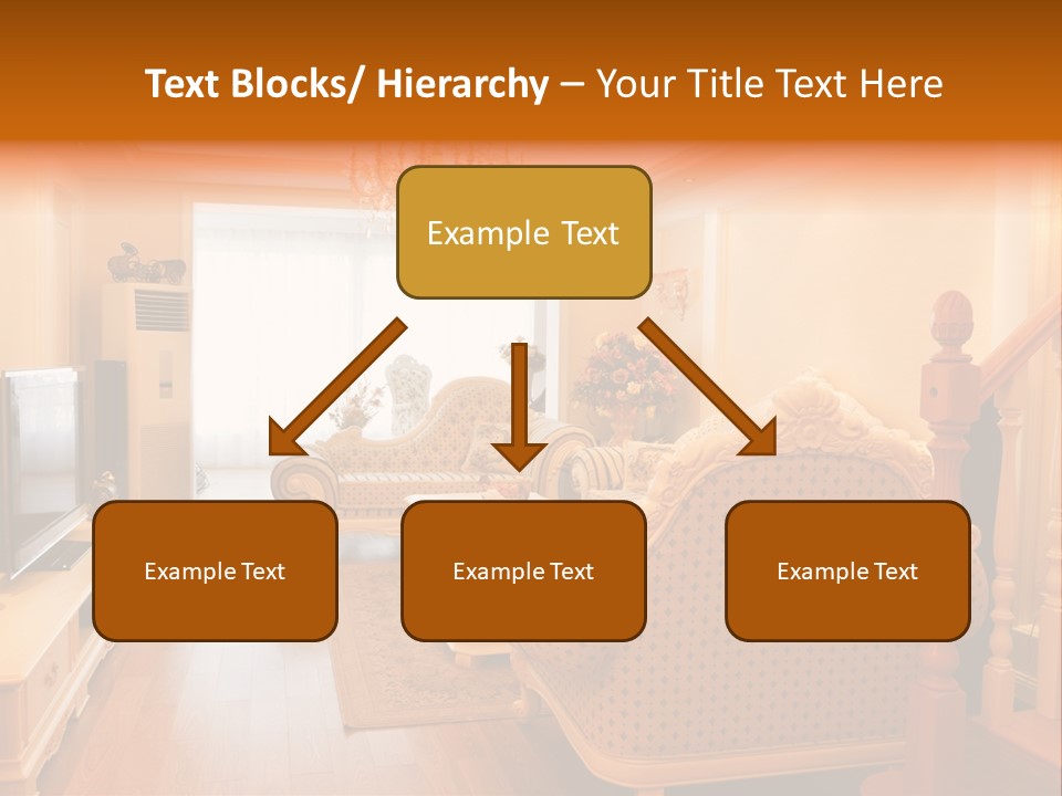 Living Room Furniture Designs PowerPoint Template