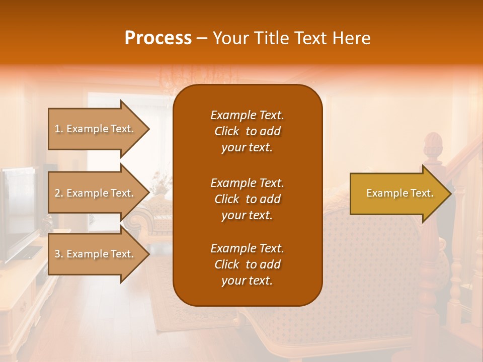Living Room Furniture Designs PowerPoint Template