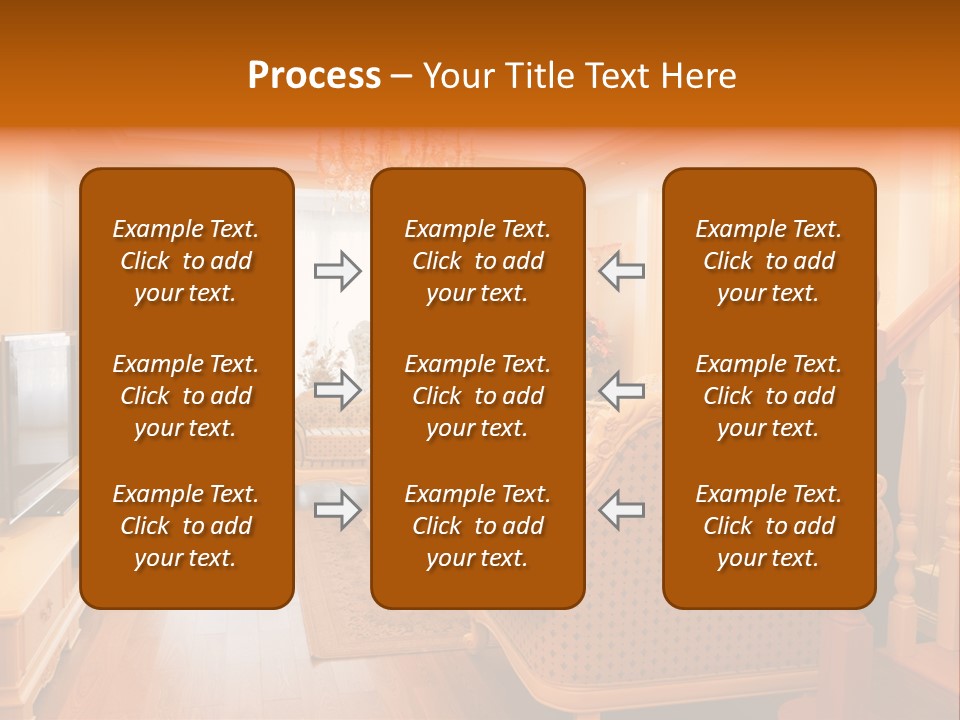 Living Room Furniture Designs PowerPoint Template