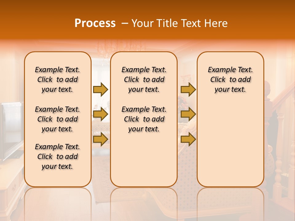 Living Room Furniture Designs PowerPoint Template