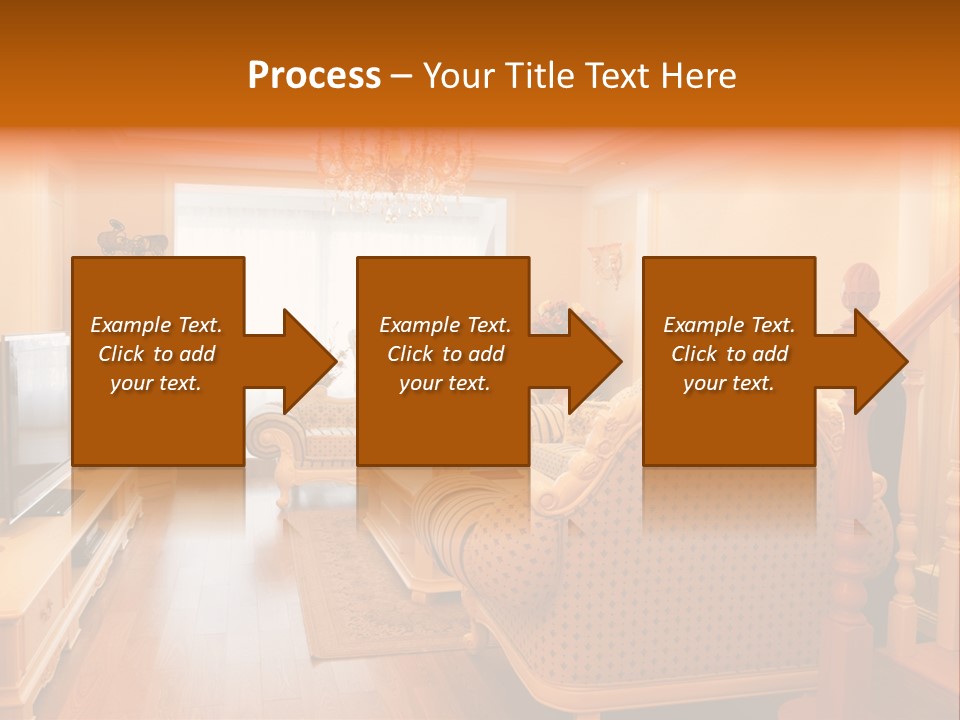 Living Room Furniture Designs PowerPoint Template