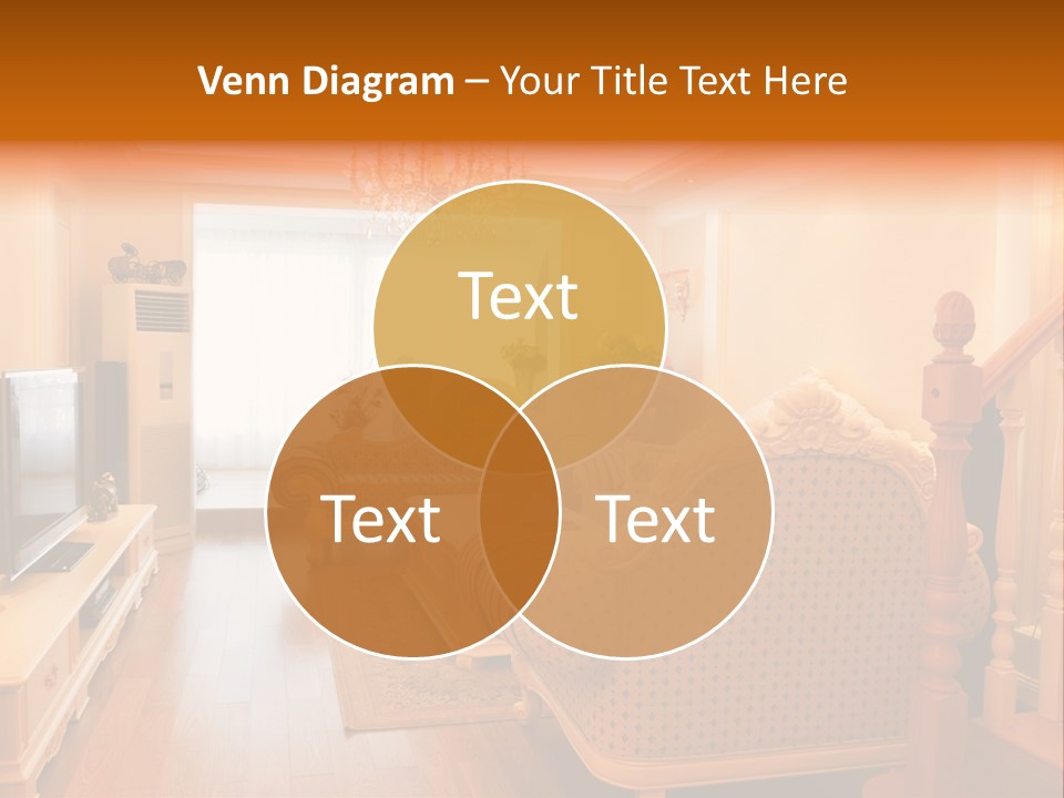 Living Room Furniture Designs PowerPoint Template