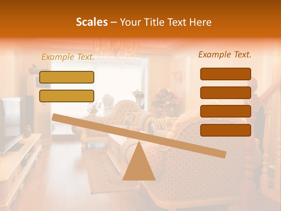 Living Room Furniture Designs PowerPoint Template