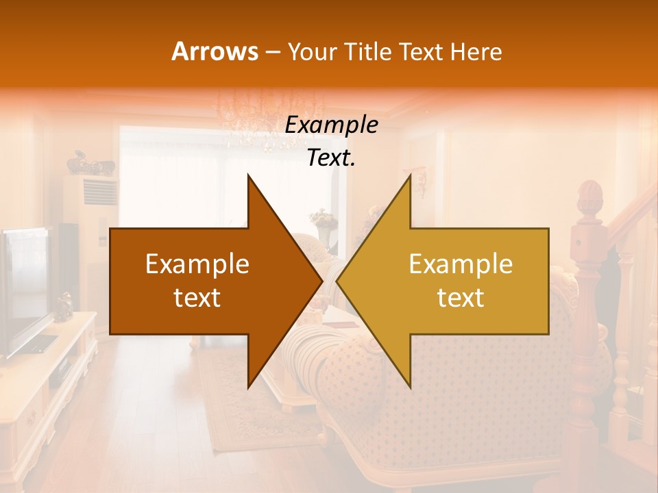 Living Room Furniture Designs PowerPoint Template