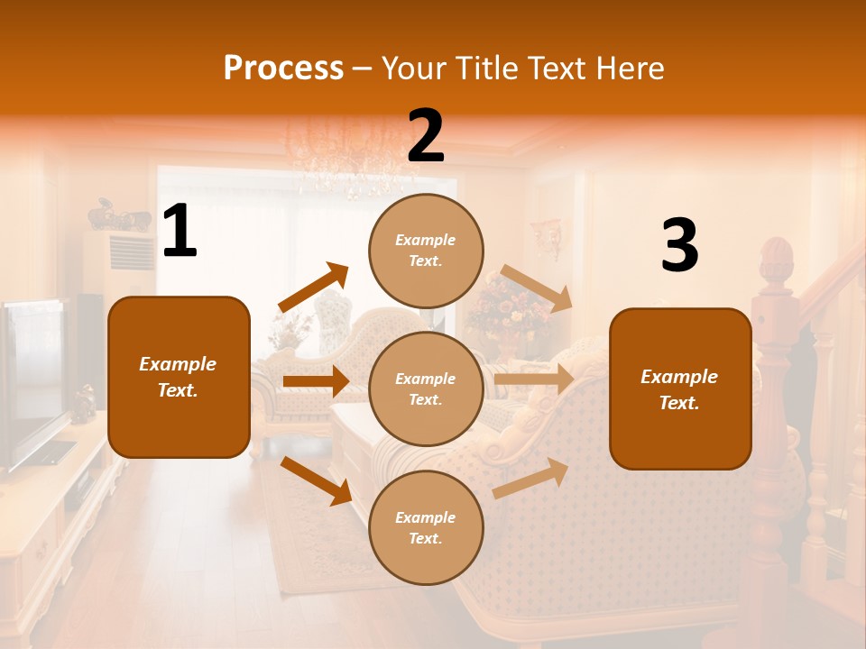 Living Room Furniture Designs PowerPoint Template