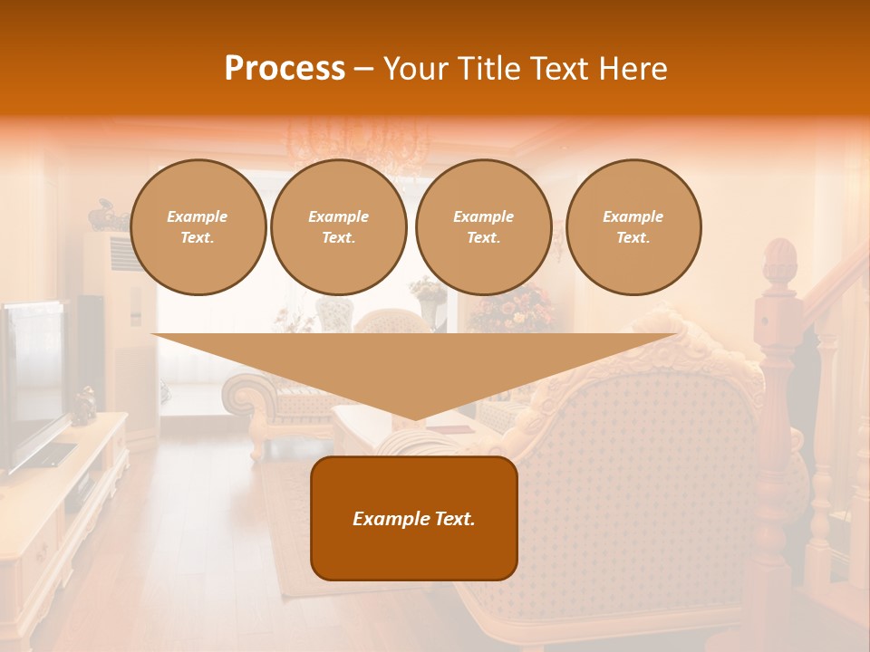Living Room Furniture Designs PowerPoint Template
