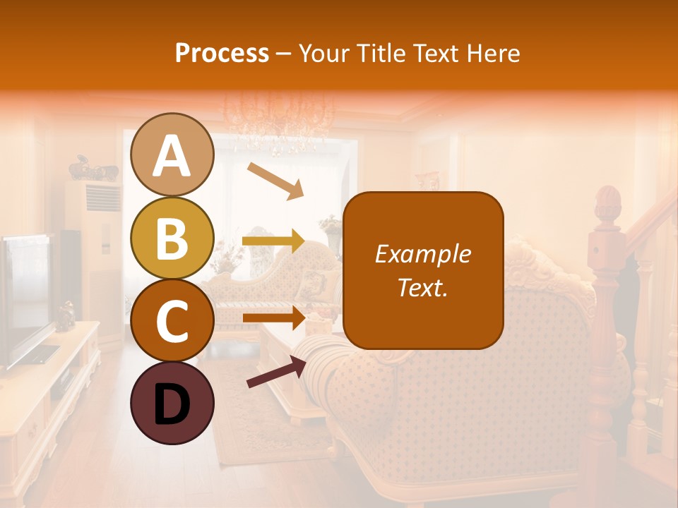 Living Room Furniture Designs PowerPoint Template