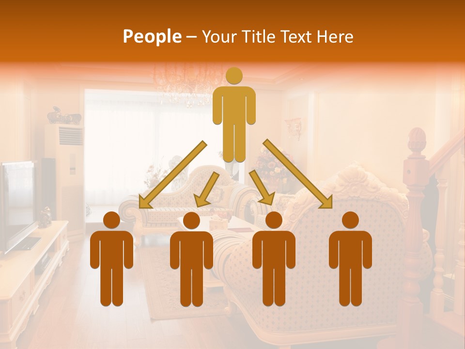 Living Room Furniture Designs PowerPoint Template