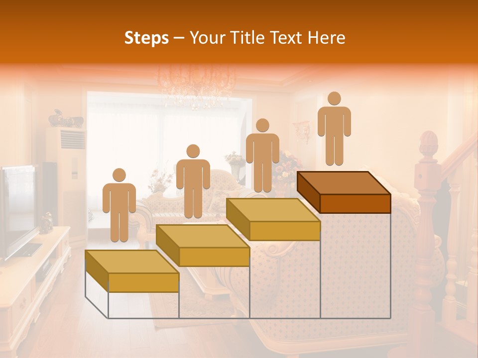 Living Room Furniture Designs PowerPoint Template