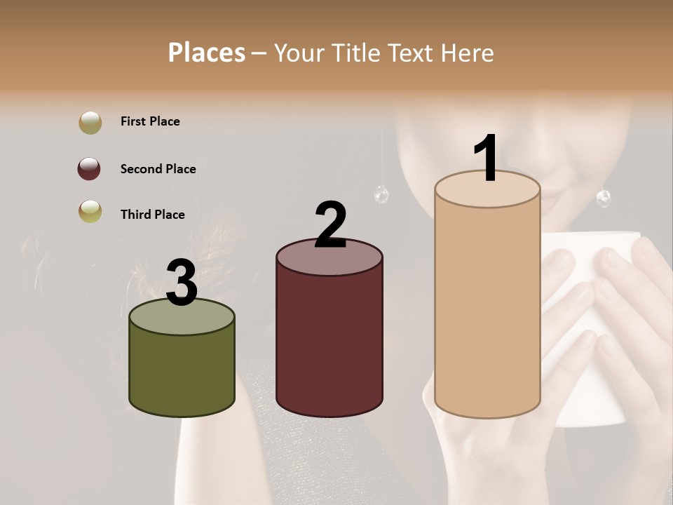 Drinking Coffee PowerPoint Template