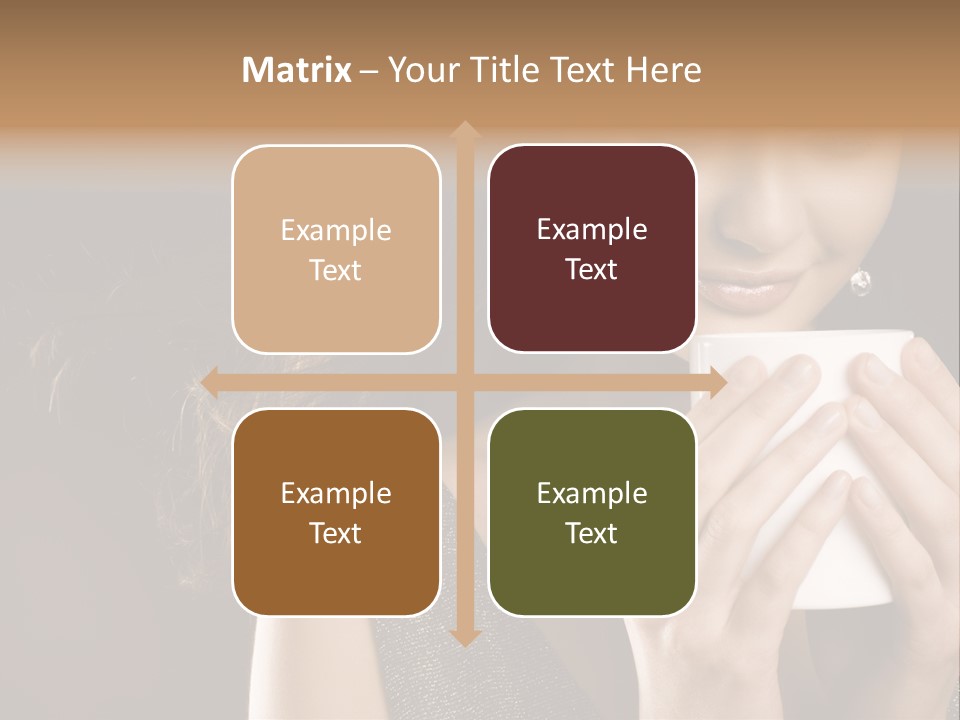 Drinking Coffee PowerPoint Template