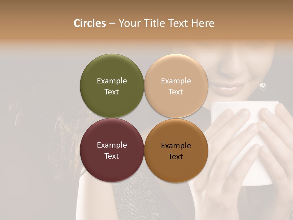 Drinking Coffee PowerPoint Template