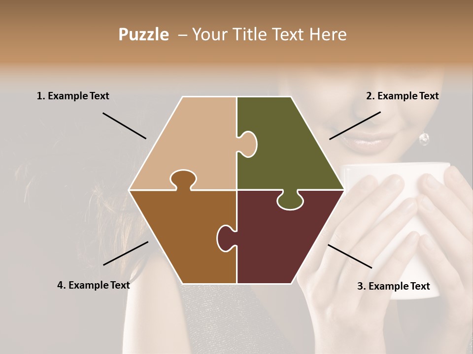 Drinking Coffee PowerPoint Template