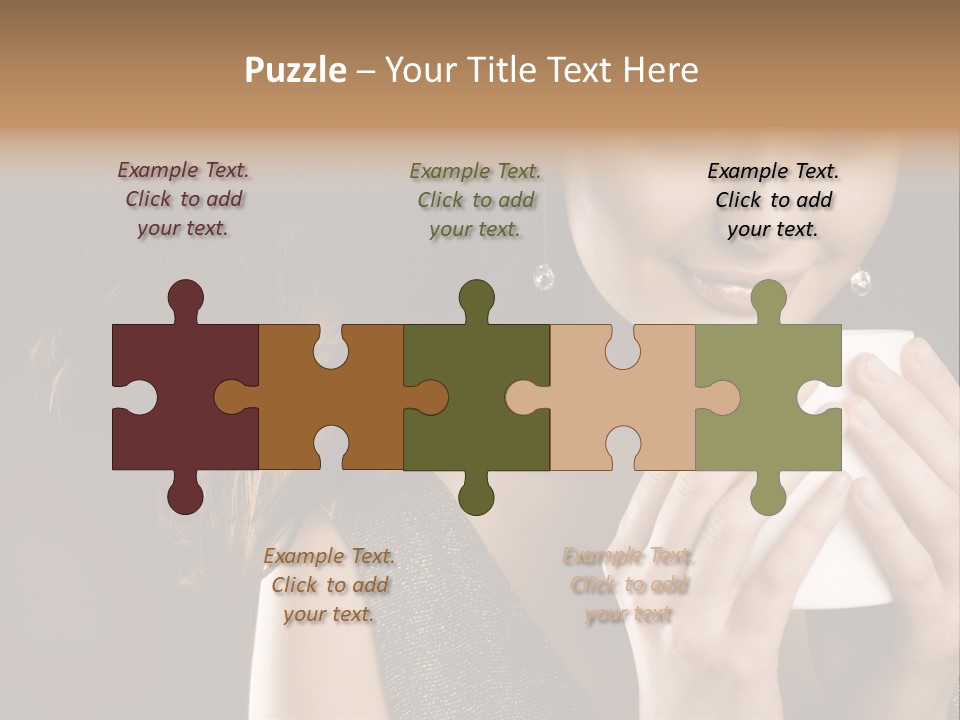 Drinking Coffee PowerPoint Template