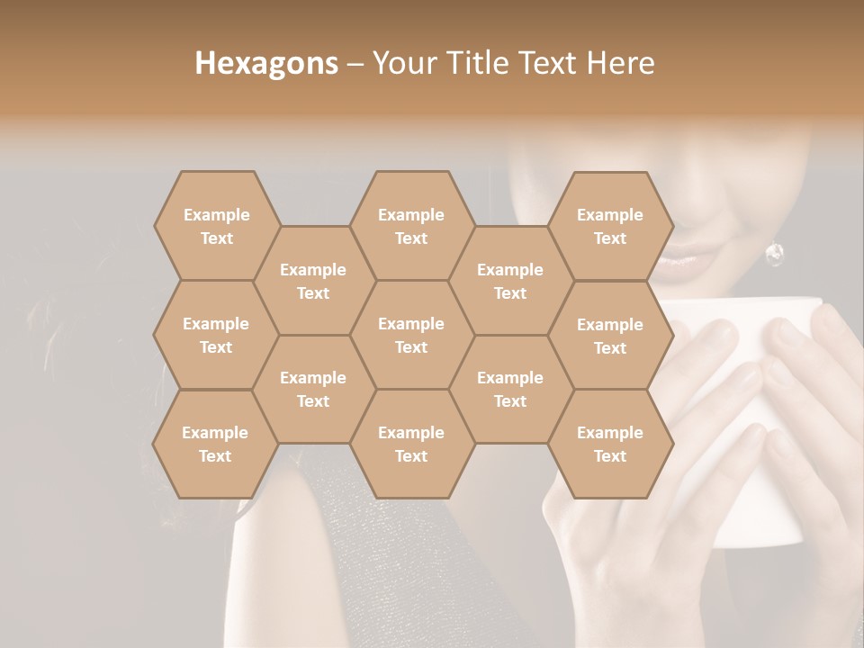 Drinking Coffee PowerPoint Template