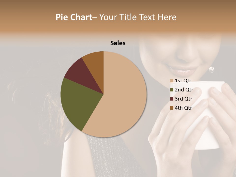 Drinking Coffee PowerPoint Template