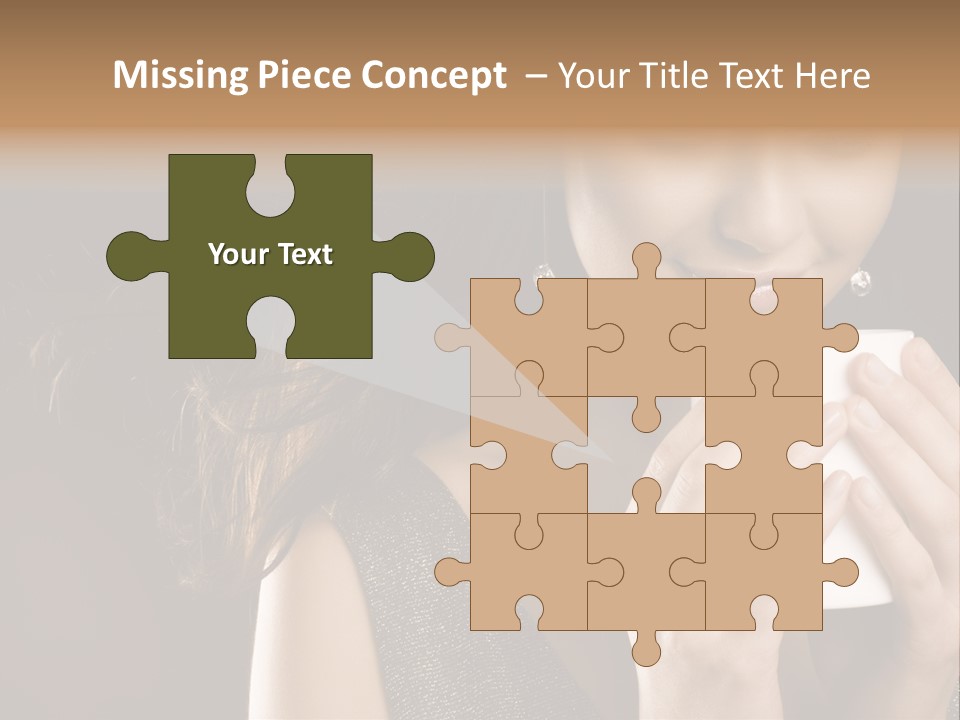 Drinking Coffee PowerPoint Template