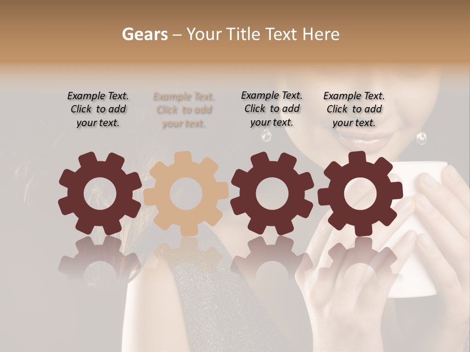 Drinking Coffee PowerPoint Template