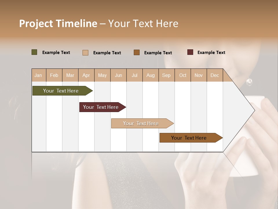 Drinking Coffee PowerPoint Template
