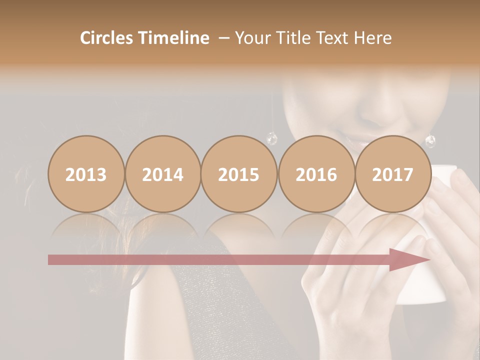 Drinking Coffee PowerPoint Template