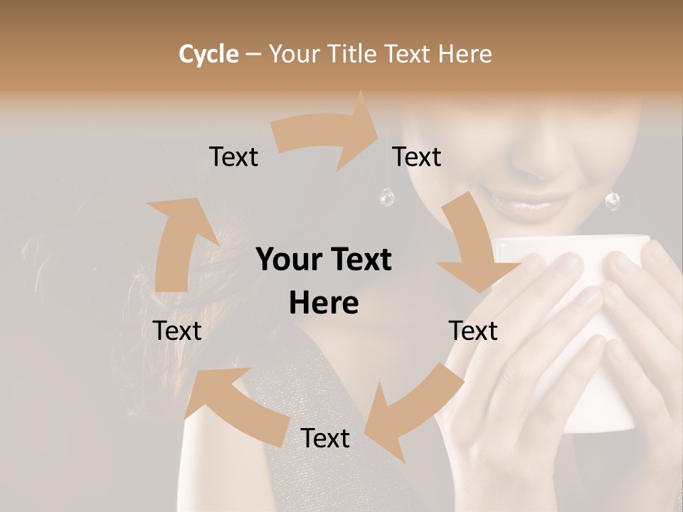 Drinking Coffee PowerPoint Template