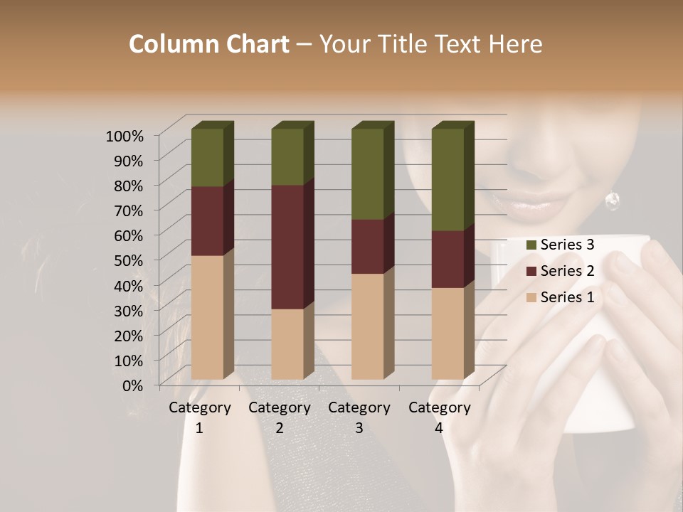 Drinking Coffee PowerPoint Template