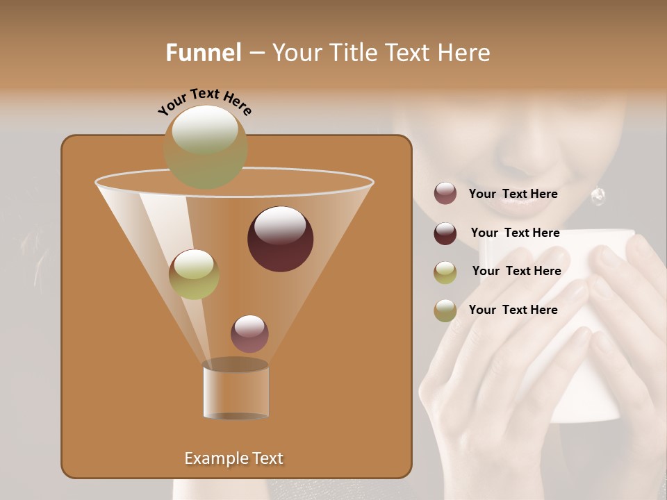 Drinking Coffee PowerPoint Template
