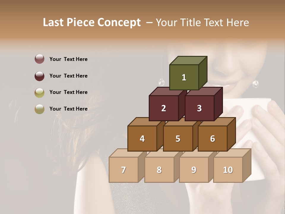 Drinking Coffee PowerPoint Template