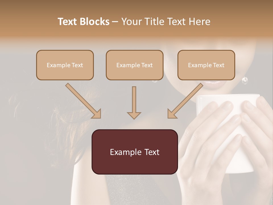 Drinking Coffee PowerPoint Template