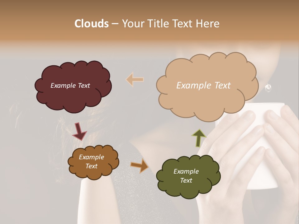 Drinking Coffee PowerPoint Template