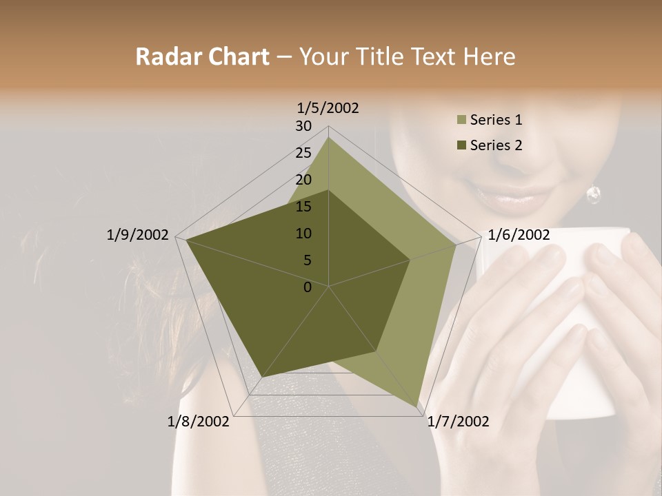 Drinking Coffee PowerPoint Template