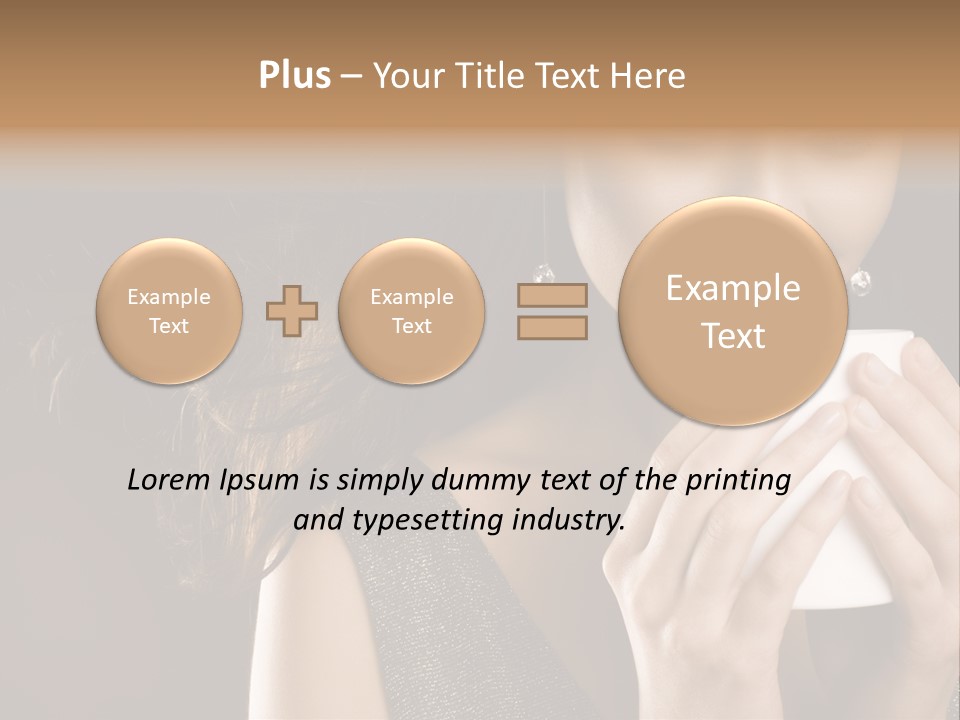 Drinking Coffee PowerPoint Template