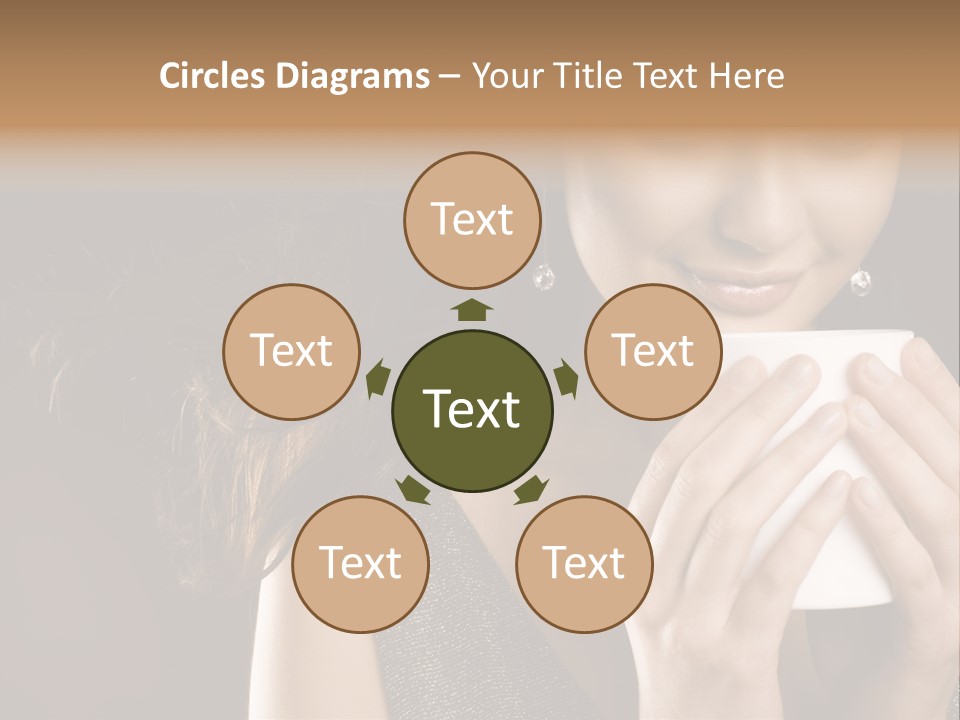 Drinking Coffee PowerPoint Template