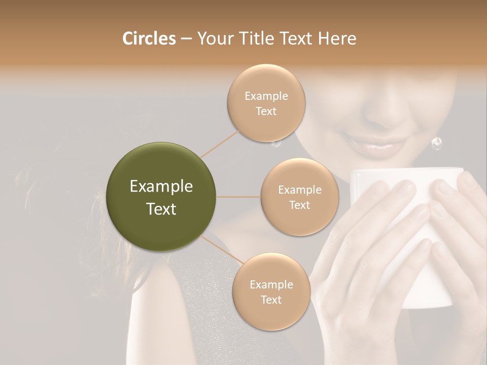 Drinking Coffee PowerPoint Template