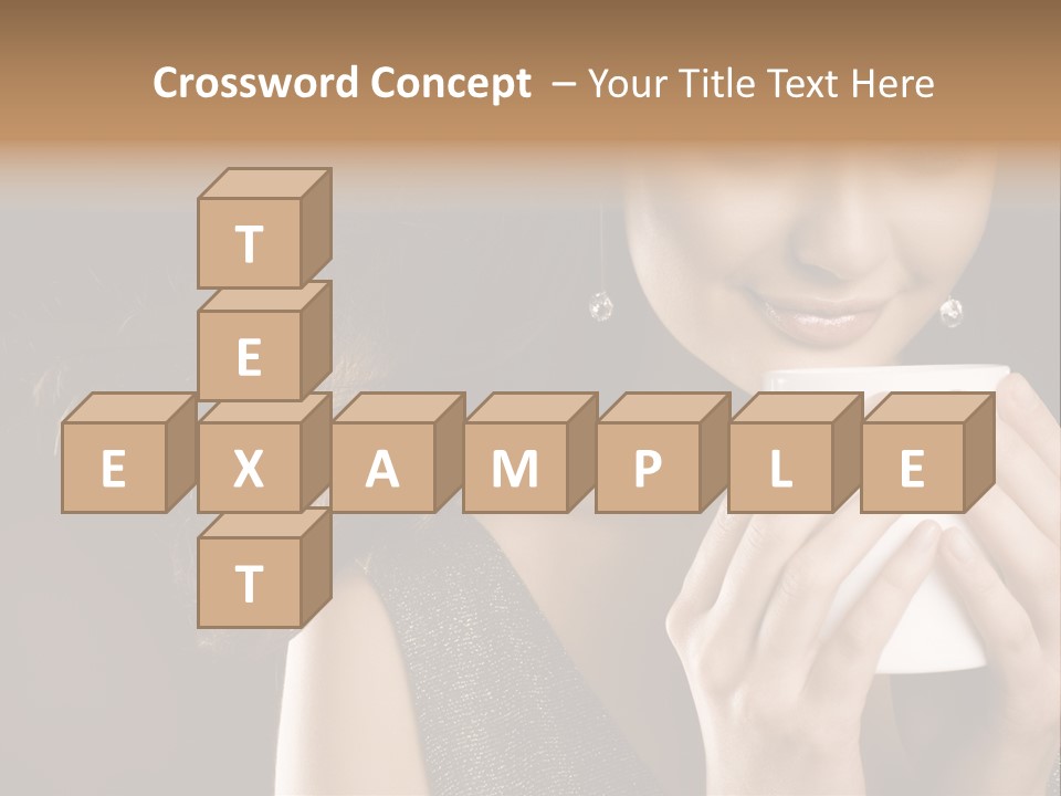 Drinking Coffee PowerPoint Template