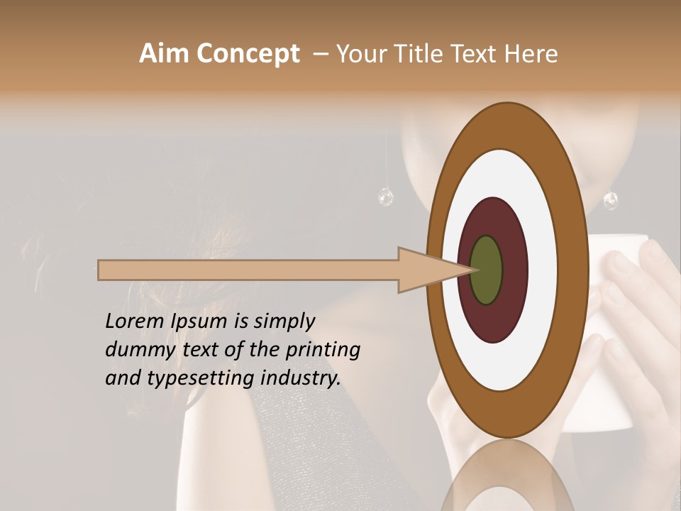 Drinking Coffee PowerPoint Template