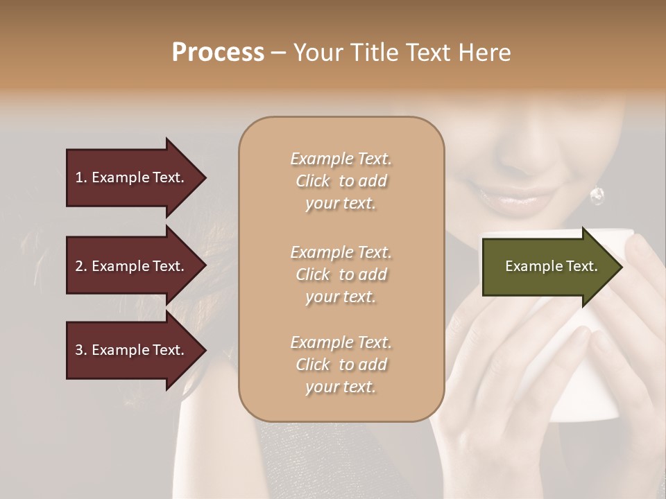 Drinking Coffee PowerPoint Template