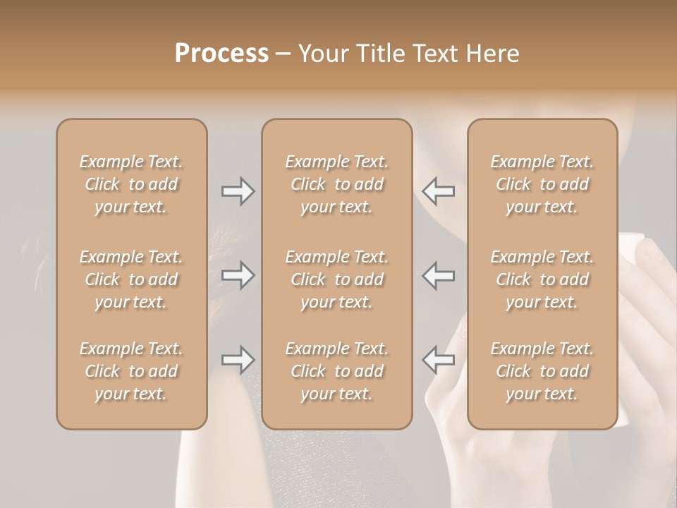 Drinking Coffee PowerPoint Template