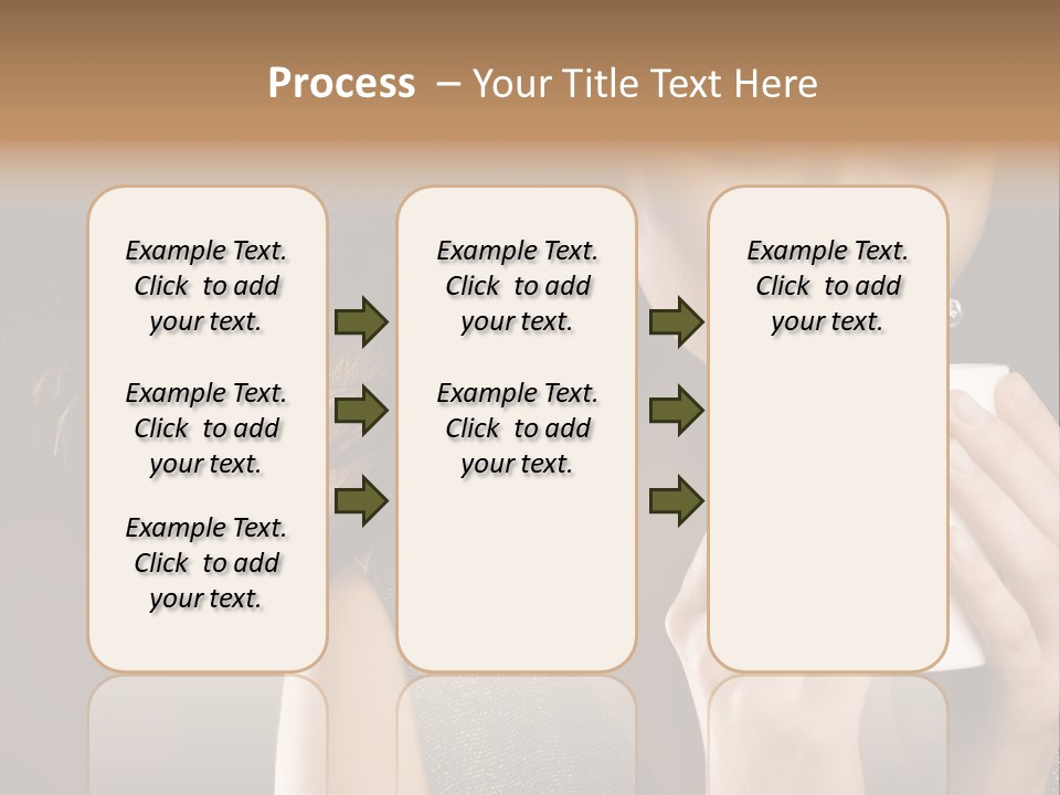 Drinking Coffee PowerPoint Template