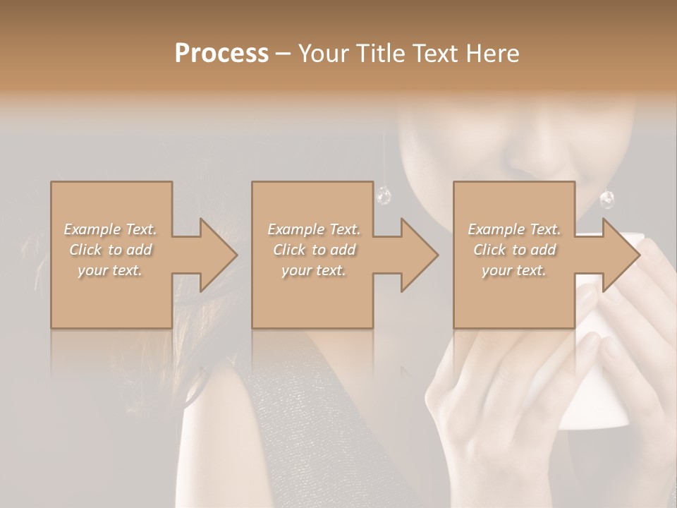 Drinking Coffee PowerPoint Template