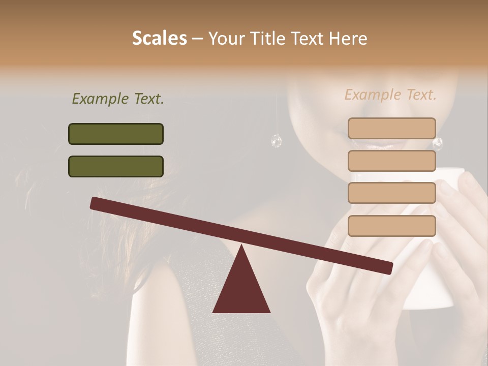 Drinking Coffee PowerPoint Template