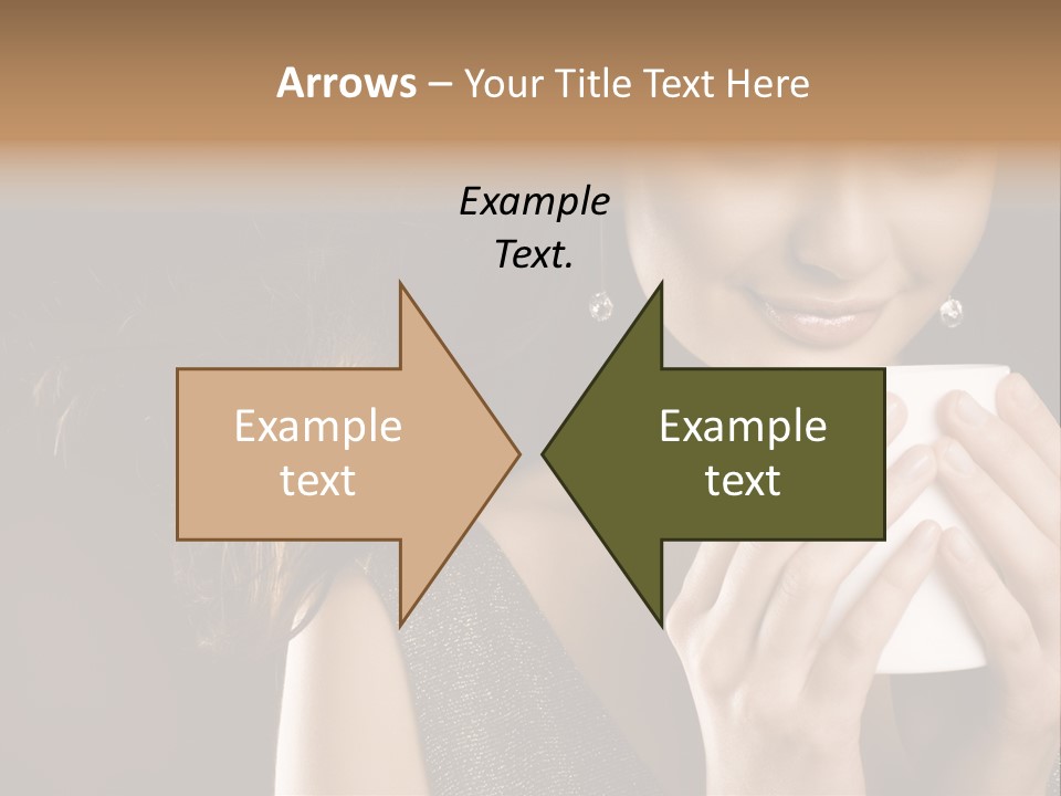 Drinking Coffee PowerPoint Template